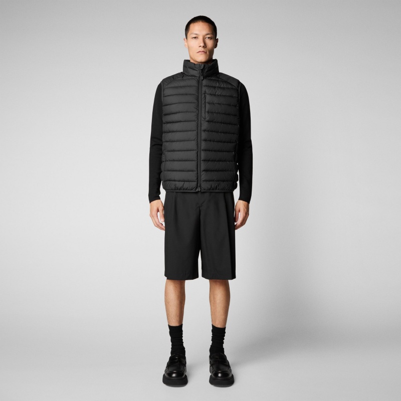 Save The Duck Rhus Puffer Vest Negras | ZBQXA7692