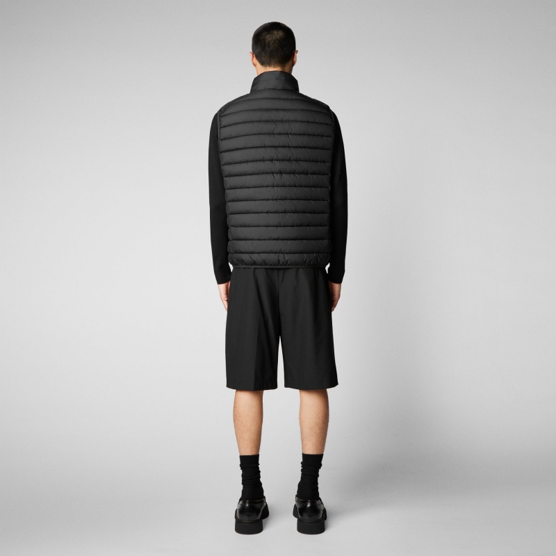 Save The Duck Rhus Puffer Vest Negras | ZBQXA7692