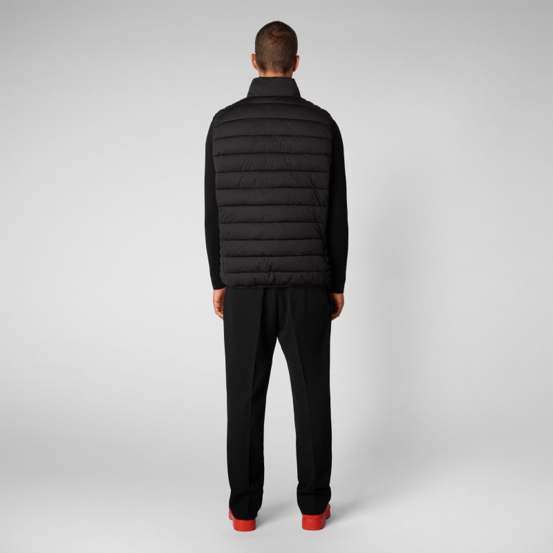 Save The Duck Russell Puffer Vest Negras | ZTOKE1879