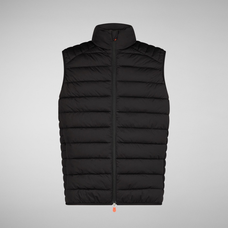 Save The Duck Russell Puffer Vest Negras | ZTOKE1879