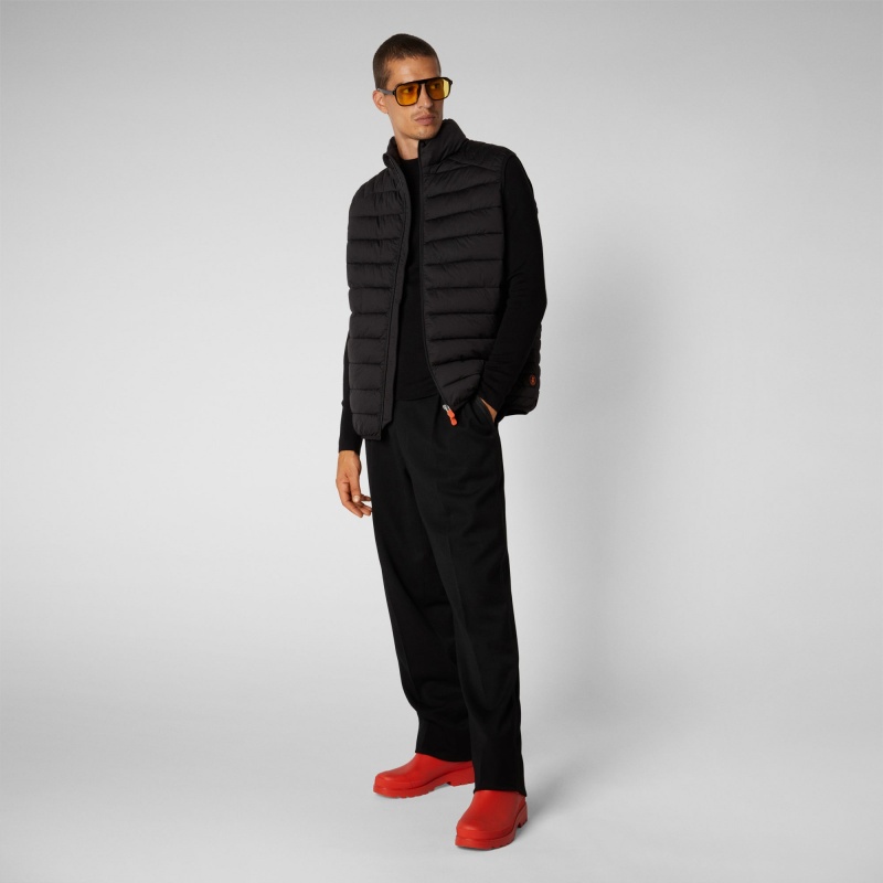 Save The Duck Russell Puffer Vest Negras | ZTOKE1879