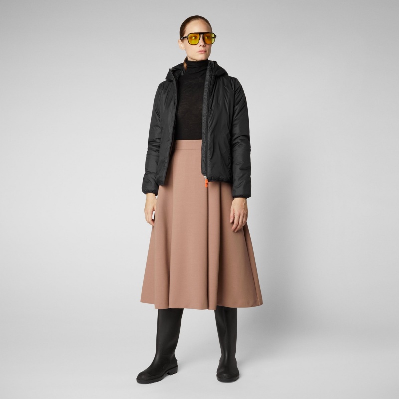 Save The Duck Ruth Encapuchado Jacket Negras | FMTUV2569