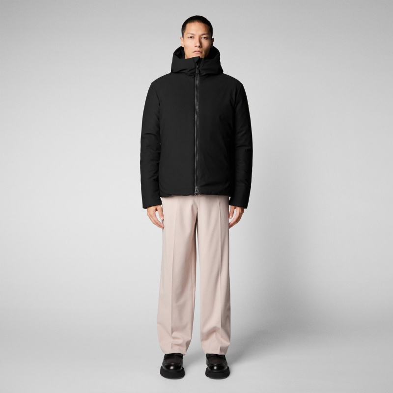 Save The Duck Sabal Encapuchado Jacket Negras | KEQVF8715
