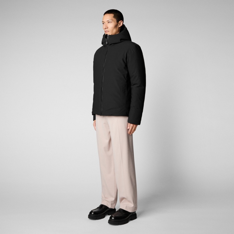 Save The Duck Sabal Encapuchado Jacket Negras | KEQVF8715