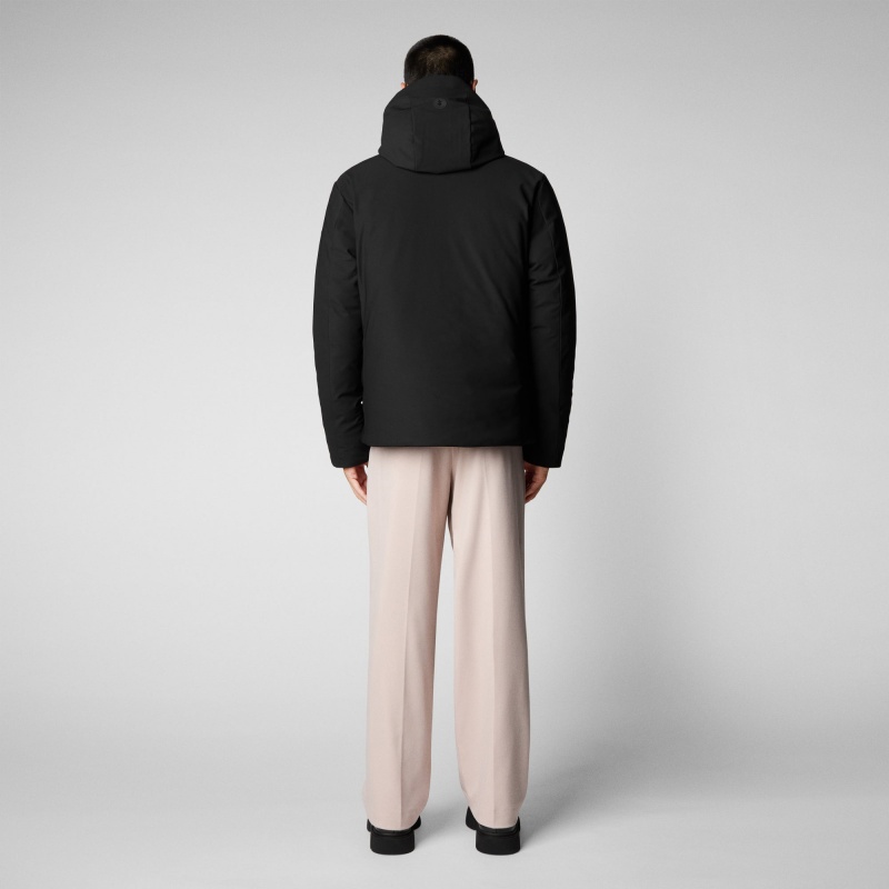 Save The Duck Sabal Encapuchado Jacket Negras | KEQVF8715
