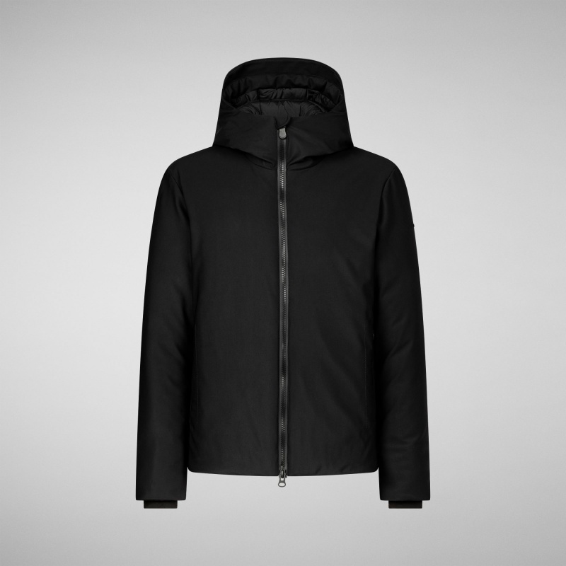 Save The Duck Sabal Encapuchado Jacket Negras | KEQVF8715