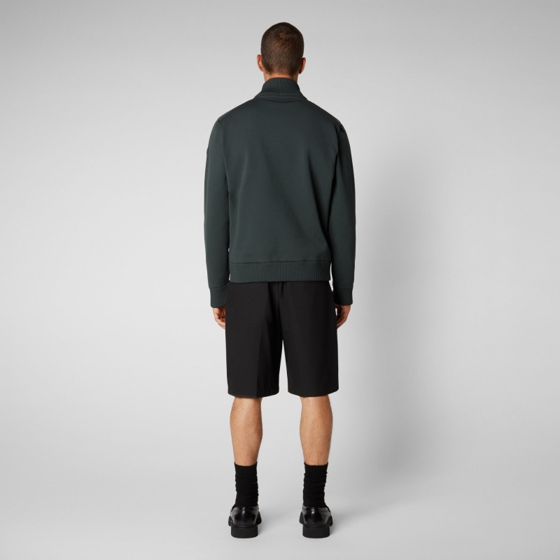 Save The Duck Sedum Jacket Verde Negras | VACGL8390