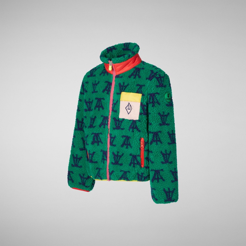 Save The Duck Sheep Jacket Verde | ONRTG6157