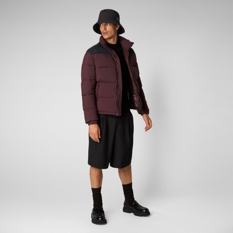 Save The Duck Taxus Jacket Burdeos Negras | ONTHX5219