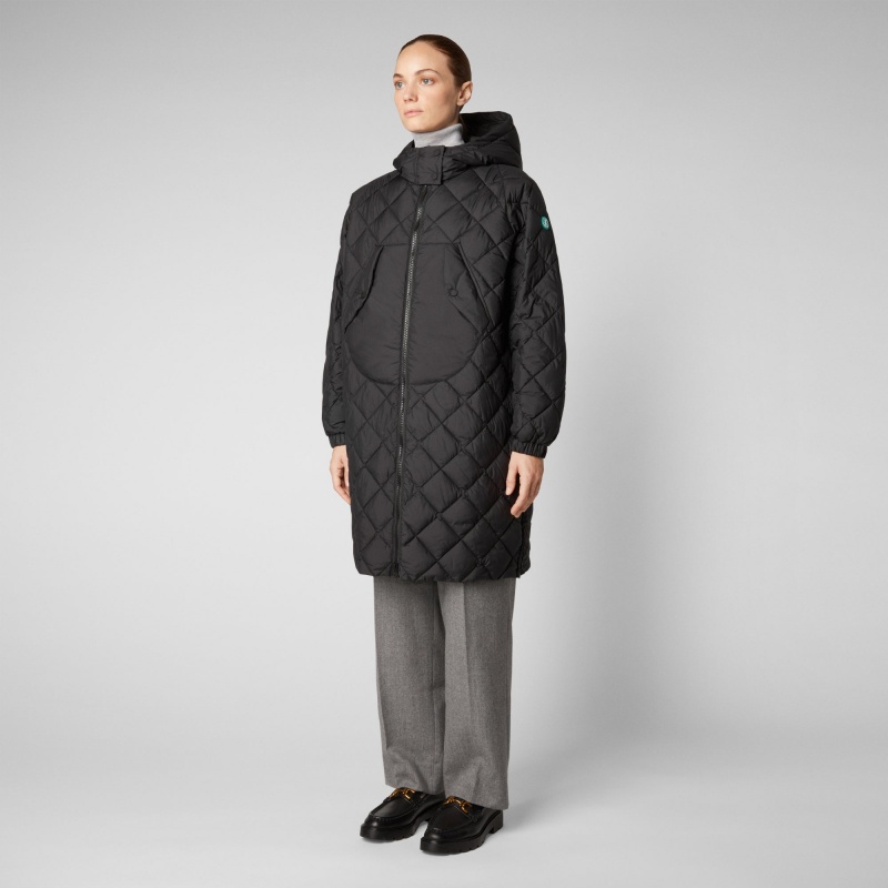 Save The Duck Valerian Puffer Coat Negras | NIEAF6740