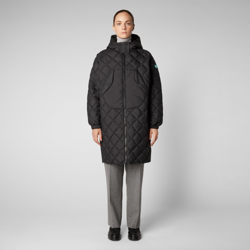 Save The Duck Valerian Puffer Coat Negras | NIEAF6740