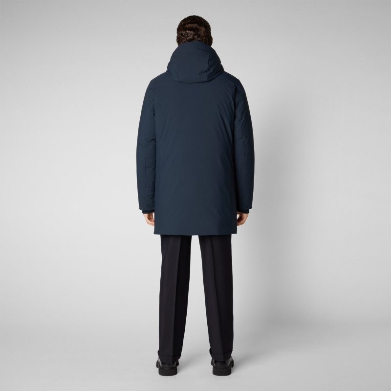 Save The Duck Wilson Arctic Encapuchado Parka Azules Negras | GQWNO9275