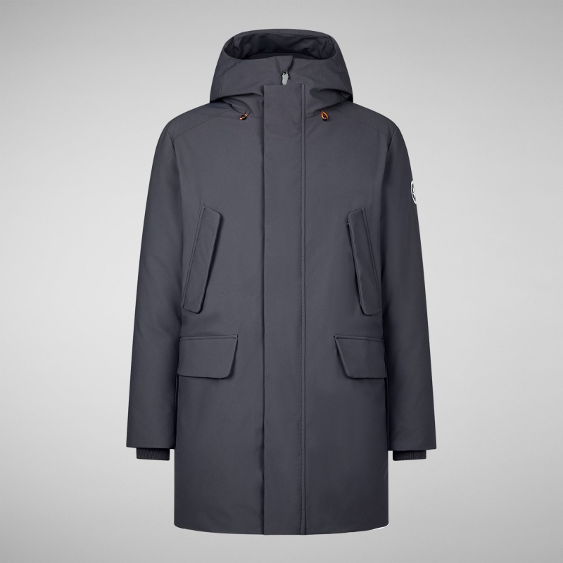 Save The Duck Wilson Arctic Encapuchado Parka Gris Negras | HJGBU4819